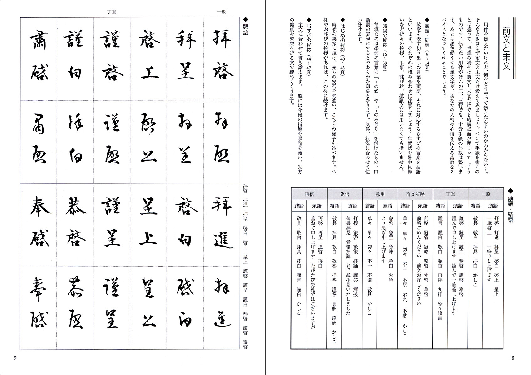 美しい実用書 ふでがき書例集 株式会社二玄社